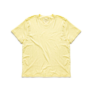 100% Peruvian Pima Cotton Quiet Yellow T-shirt