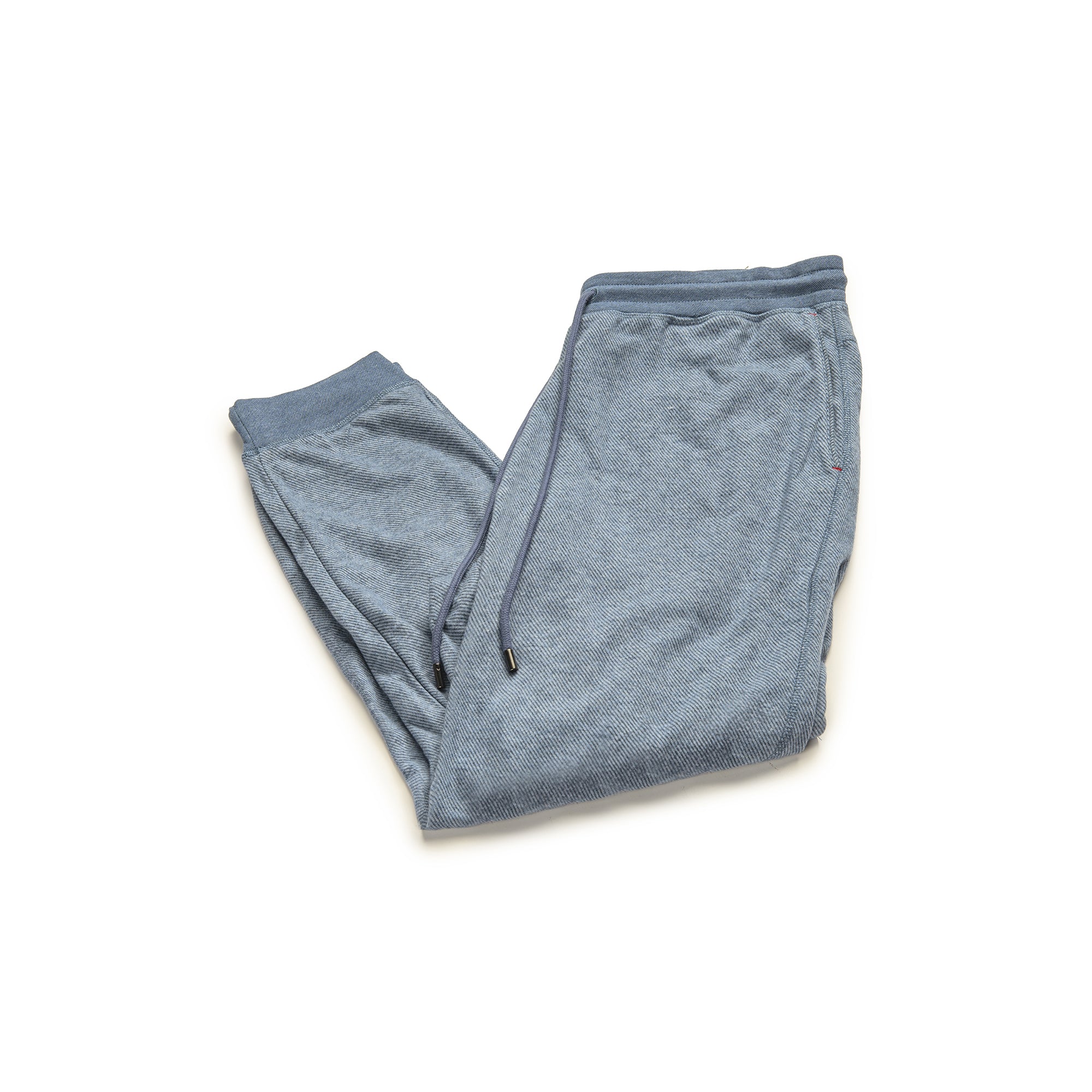 Brushed Rayon/Spandex Jogger in Blue