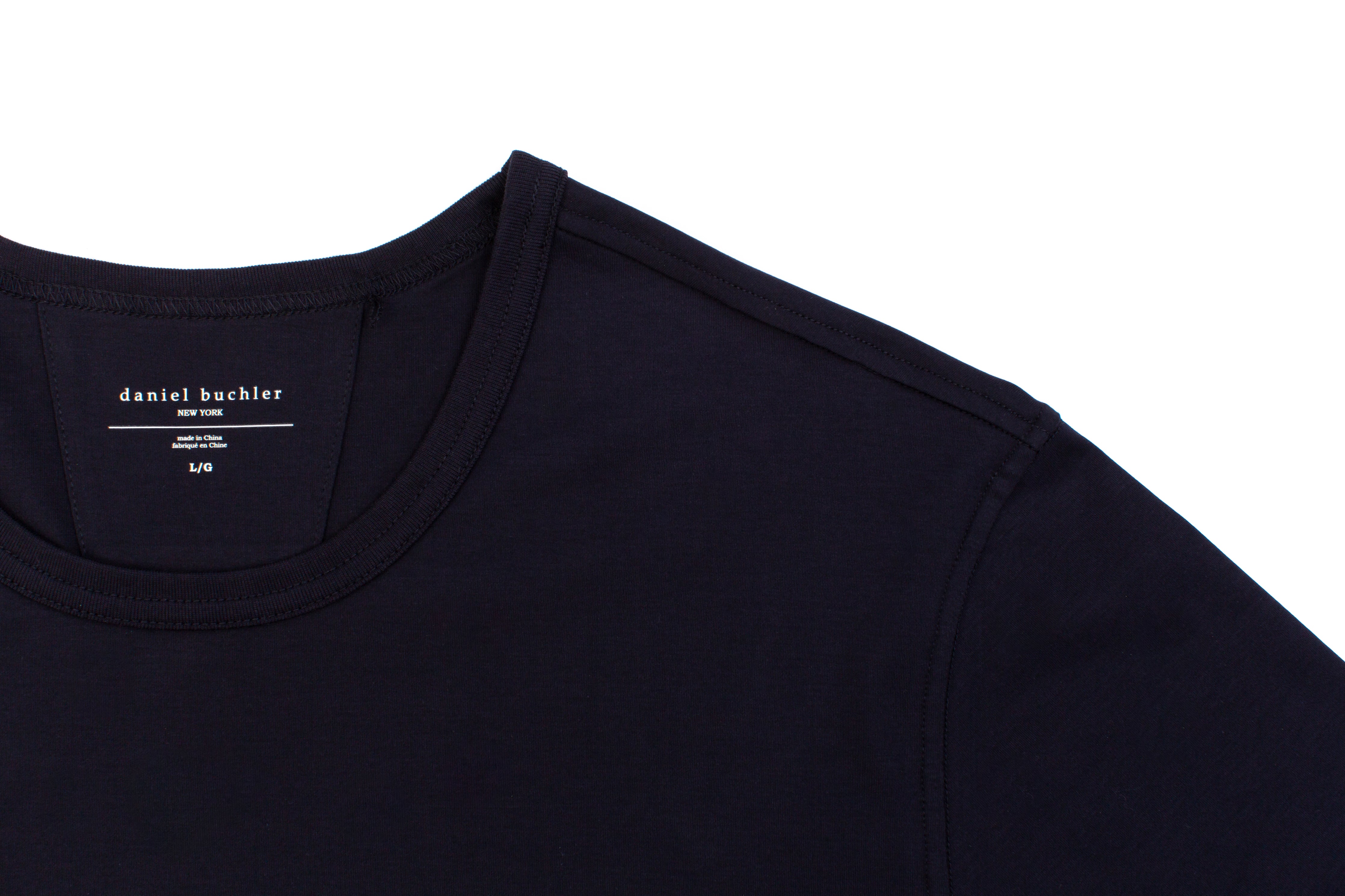 Super Fine Cotton/Spandex Short Sleeve - Midnight